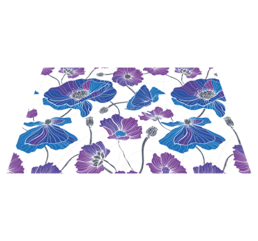 Placemat met levendig botanisch motief - TenStickers
