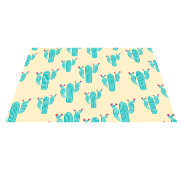 Originele placemat cactuspatroon verrukking - TenStickers