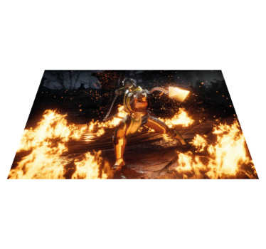 Originele placemat fierce character actie - TenStickers