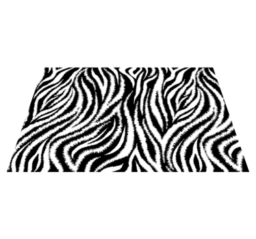 Placemat met zebra patroon motief - TenStickers