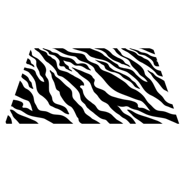Placemat zebra strepenpatroon - TenStickers