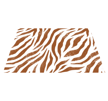 Placemat met zebra patroon tafelkleed - TenStickers