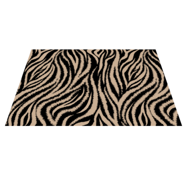 Placemat met zebra patroon oppervlak - TenStickers