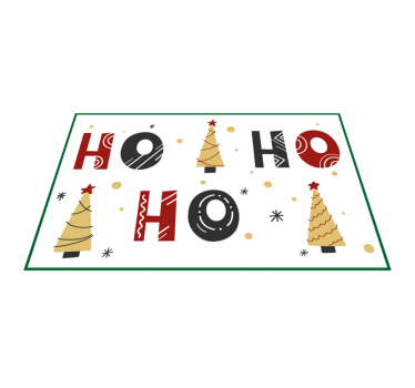Kerstmis placemat met kerstboom patroon - TenStickers