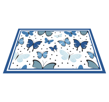 Kinder placemat vlinderpatroon display - TenStickers