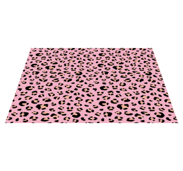 Originele placemat met luipaardprint esthetiek - TenStickers