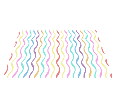 Placemat golfpatroon print - TenStickers