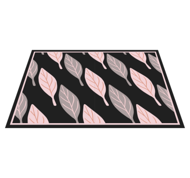 Placemat bladpatroon esthetiek - TenStickers