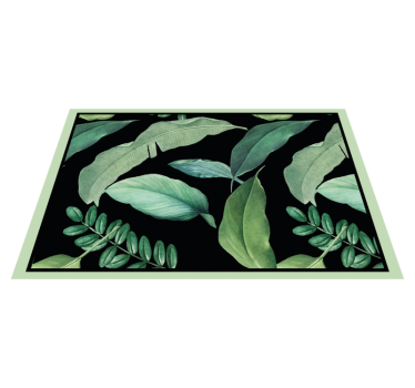 Placemat bladmotief creatie - TenStickers
