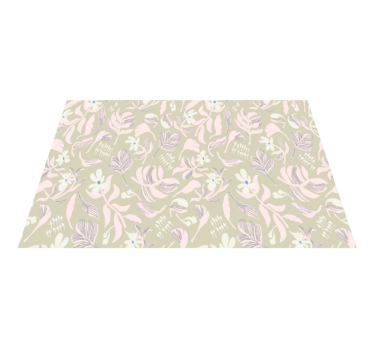 Originele placemat botanische blad inspiratie - TenStickers