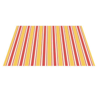 Kinder placemat kleurrijk gestreept patroon - TenStickers