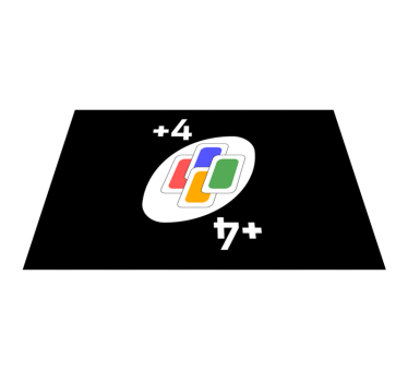 Originele placemat met ontwerp geïnspireerd op kaartspellen - TenStickers