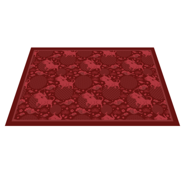 Originele placemat met charmant stierenpatroon - TenStickers