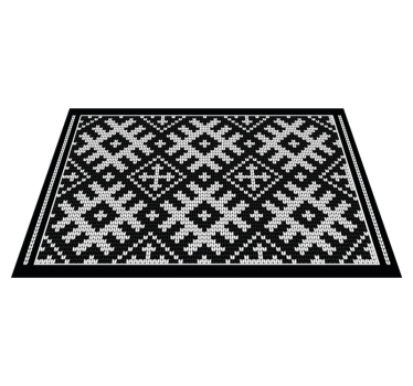 Placemat traditioneel gebreid patroon - TenStickers