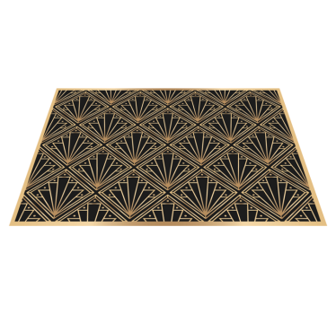 Placemat art deco patroon - TenStickers