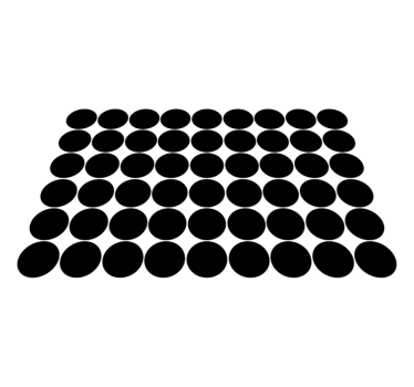 Placemat abstract circulair patroon - TenStickers