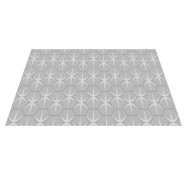 Placemat hexagonaal sterrenpatroon - TenStickers