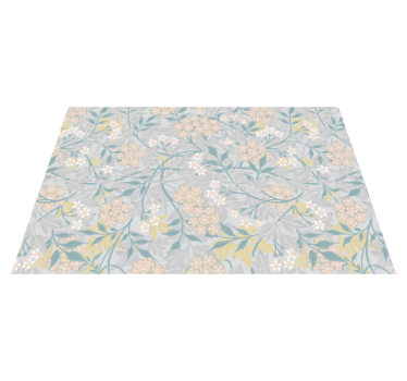 Placemat met bloem geïnspireerde textuur - TenStickers