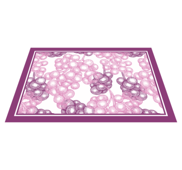 Placemat bloemmotief textuur - TenStickers