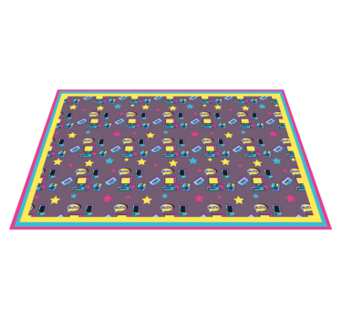 Originele placemat kleurrijke sterrenprint - TenStickers