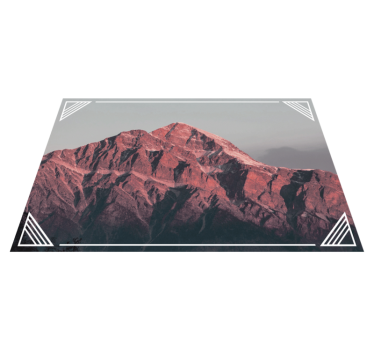 Moderne placemat berglandschap sereniteit - TenStickers