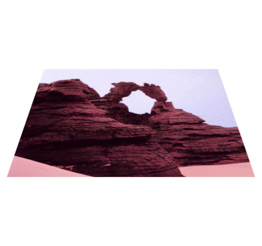 Placemat schilderachtige rotsformatie - TenStickers