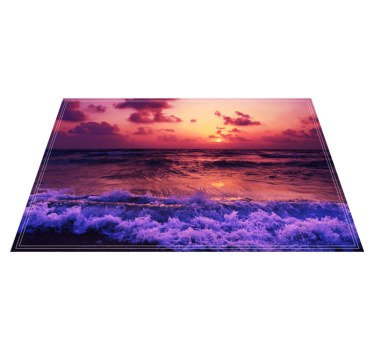 Originele placemat zonsondergang oceaan scene - TenStickers