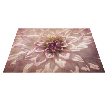 Originele placemat delicate bloemenweergave - TenStickers