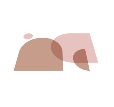 Moderne placemat met eigentijdse geometrische vormen - TenStickers