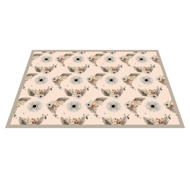 Originele placemat bloemblad motivatie - TenStickers