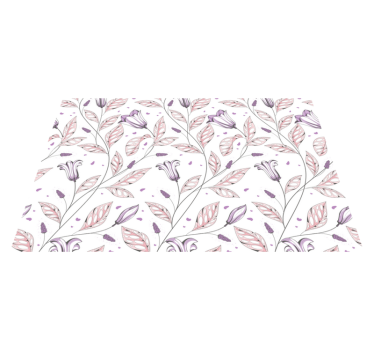 Originele placemat met bloemmotief kunst - TenStickers