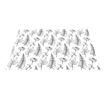 Placemat botanische print achtergrond - TenStickers