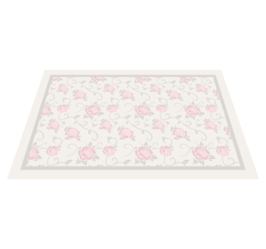 Placemat botanisch motief achtergrond - TenStickers