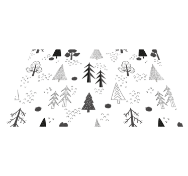 Placemat natuur geïnspireerd patroon - TenStickers