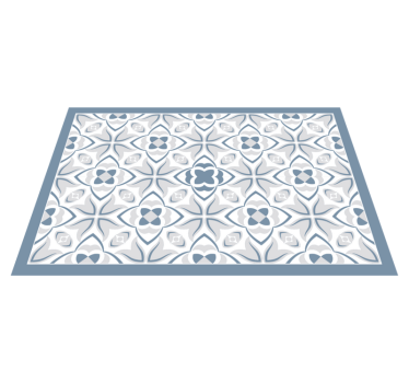 Placemat met ingewikkeld bloemmotief - TenStickers