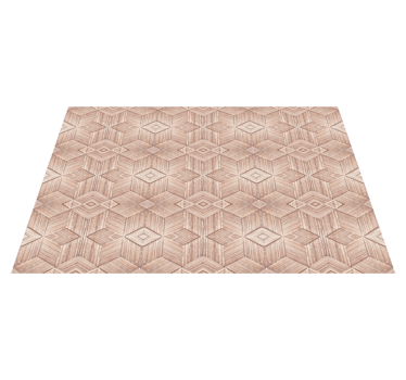 Placemat geometrisch houten patroon - TenStickers