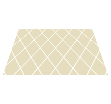 Placemat geometrisch diagonaal patroon - TenStickers
