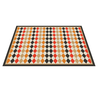 Moderne placemat verfijnde geometrische opstelling - TenStickers