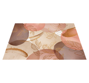 Placemat elegante bladvormen - TenStickers