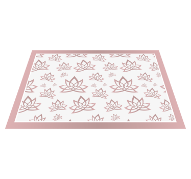 Placemat elegant lotus patroon - TenStickers