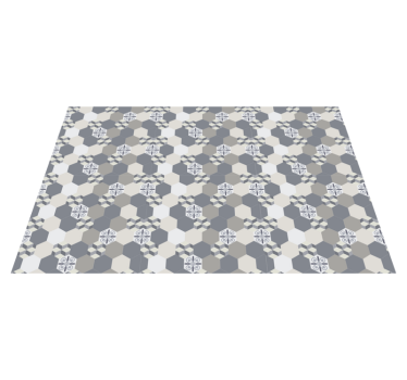 Placemat geometrisch hexagonaal patroon - TenStickers