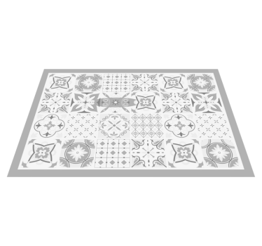 Placemat elegante monochrome patronen - TenStickers