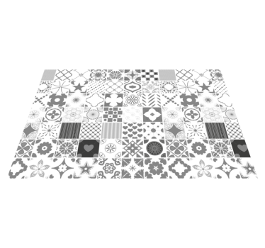 Placemat met effen monochrome patroon - TenStickers