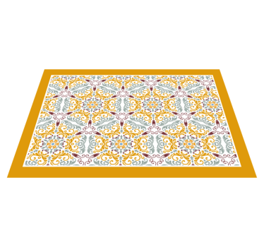 Originele placemat elegant ornamentaal patroon - TenStickers