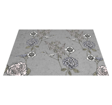 Originele placemat botanisch accent element - TenStickers