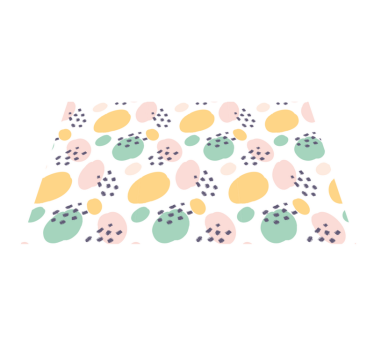 Originele placemat kleurrijk abstract element - TenStickers