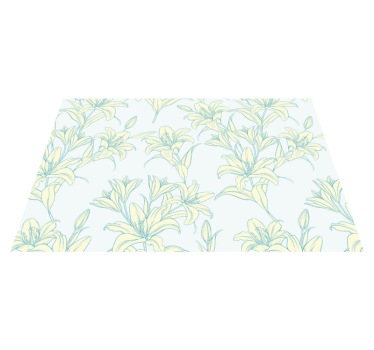 Placemat elegante planten geïnspireerde stijl - TenStickers