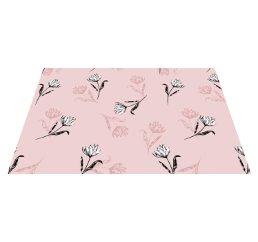 Placemat elegante botanische compositie - TenStickers