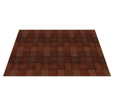 Placemat vierkant bruin patroon - TenStickers