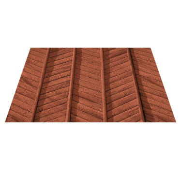 Placemat visgraat houtpatroon - TenStickers